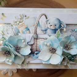 Kartka z shakerem dla chłopczyka