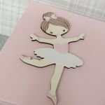 Szkatułka balerina, prezent dla dziewczynki- 3P06 - szkatułka z imieniem