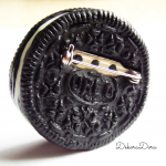 Ciasteczkowy potwór Oreo broszka - 