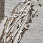 Fragmenty równoległe I 40x60 cm I Mixed media I Obraz strukturalny I Abstrakcja - 