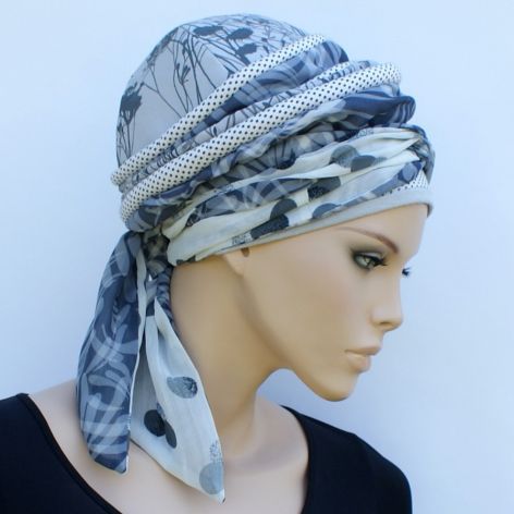 lekki turban DOTTED