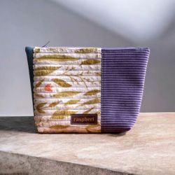 Patchworkowa kosmetyczka MAXI sztruks