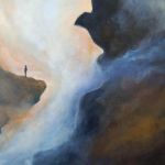 Samotnik-obraz akrylowy formatu 60/50 cm  - 