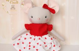 Myszka Klara przytulanka prezent GOTOWA