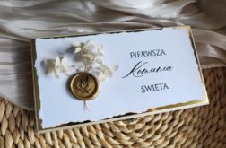 Drewniane pudełko na pieniądze