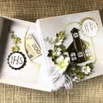 155,Komunia-Komplet komunijny kartka w pudełku do torebki  - 155,Komunia-Komplet komunijny kartka w pudełku do torebki