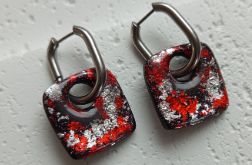"Carnaval" no.3 - kolczyki z gliny polimerowej.