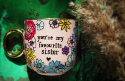 Ręcznie malowany kubek dla siostry SIS