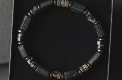 Bransoletka męska turmalin jaspis tj99