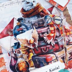 Kartka urodzinowa z motywem Herry'ego Pottera, personalizacja