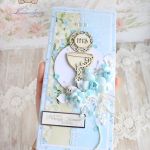 Kartka komunijna "CelebrationsBlue2" GOTOWA - 