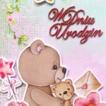W dniu urodzin, kartka urodzinowa z misiem - Misio 1