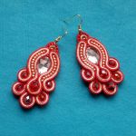 Kolczyki Czerwono-złote - 