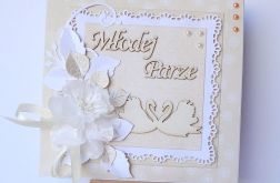 Kartka ślubna beżowa 040916