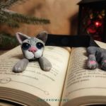 Zakładka do książek - Kot Dachowiec - 