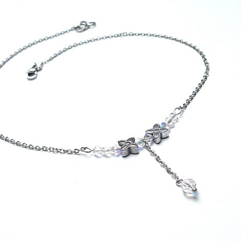 Alloys Collection /crystal flower/ - choker