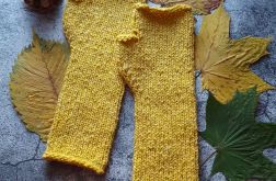 Mitenki Tweed żółte