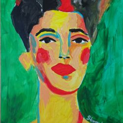obraz do salonu frida kahlo meksykanka