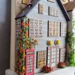 Wieszak - drewniane domki - na klucze i inne drobiazgi 23 - 