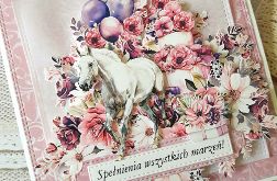 Kartka urodzinowa dla miłośniczki koni
