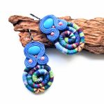 Blue Masai kolczyki sutasz - 