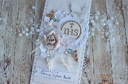 Kartka komunijna z hostią Noce i Dnie GOTOWA