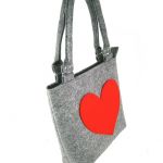 Gray and red heart - 