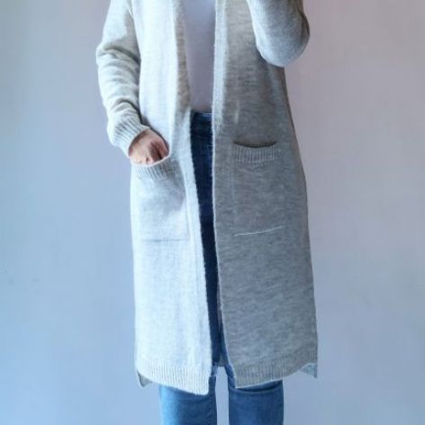 Długi sweter, płaszczyk, kardigan 01