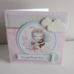 Kartka na urodziny roczek pszczółka  - Kartka na urodziny roczek pszczółka