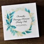 Eleganckie Pudełko na pamiątkę I Komunii - Pudełko na pamiątkę pierwszej komunii świętej elegancka pamiątka komunijna, komunia, personalizowane pudełko na komunię