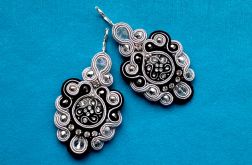 Kolczyki Srebro & Czerń