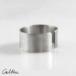 Satyna - srebrna obrączka - różne rozmiary (1800-03) - Srebrny pierścionek