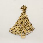 Choinka ażurowa #2 - dekoracje świąteczne - 