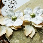 Kopertówka z okazji ślubu-oliwkowe retro - 