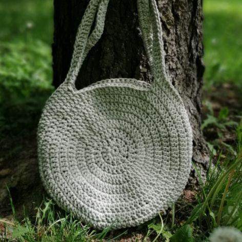 Torebka damska,okragła torba 40cm.