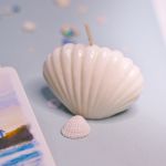 Zestaw zakładka do książki i świeczka sojowa - świeca