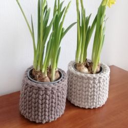 Kosz do przechowywania,koszyk ze sznurka bawełnianego 17x14cm.