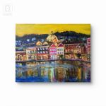 Lesbos Grecja,  40x50x2,  płótno  - 