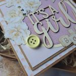 Kartka na baby shower dziewczynki (pudełko)) - 