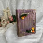 Pamiętnik, album, księga gości - prezent ręcznie robiony dla mamy babci dziecka