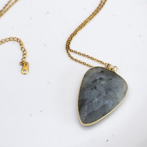 Naszyjnik "Nordic Soul" - Esencja Północy z Labradorytem