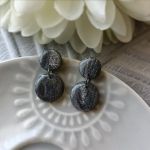 „FRANCIS” kolczyki z glinki polimerowej - „FRANCIS” kolczyki z glinki polimerowej