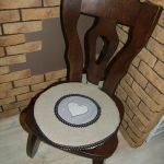 Poduszka - siedzisko na kuchenne krzesło - LEN - 
