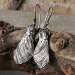 Klonowe noski w srebrze - kolczyki ze srebra