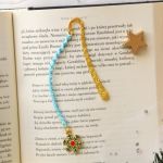 Świąteczna zakładka do książki śnieżynka - 