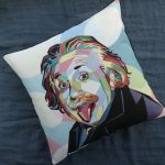 Poduszka gobelinowa Einstein - 