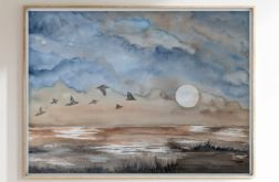 Akwarela 56x76cm