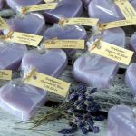 Mydło prezenty lawendowe upominki serca - lawenda