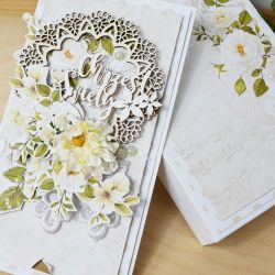 Chrzest - kartka w pudełku z napisem