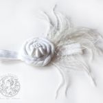 Opaska niemowlęca W Piórach - 